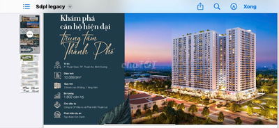 Legacy Central -Bán căn góc 2Pn-2Wc,sổ sẵn, A16-4,thuân an