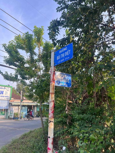 Đất mặt tiền Bùi Thị Điệt, Nhuận Đức, Củ Chi. 2350. 6x58