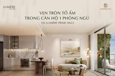 Sở hữu Đầu tư ngay căn 1 ngủ Lumiere Cổ Loa cho thuê 25 triệu/tháng, sẵn khách thuê, view đẹp