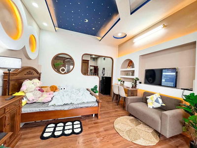 CĂN Hộ 1PN tách Bếp _ Ban Công _ Thang Máy _ Bồn Tắm _ Free Xe ✅✅