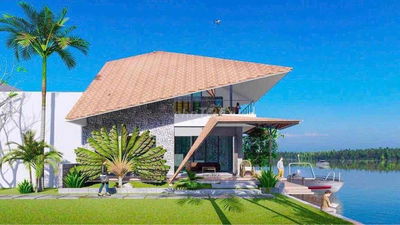 Cho thuê villa hiện đại view sông đường Bùi Hữu Nghĩa, p. Tân Hạnh cũ,