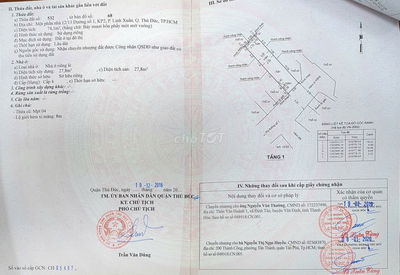 CẦN BÁN ĐẤT CHỈNH CHỦ 74MET ĐƯỜNG SỐ 1 LINH xuân giá 4.65 TỶ