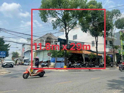 NHÀ GÓC 2 MẶT TIỀN 11,8 x 29 ĐƯỜNG TRẦN VIỆT CHÂU