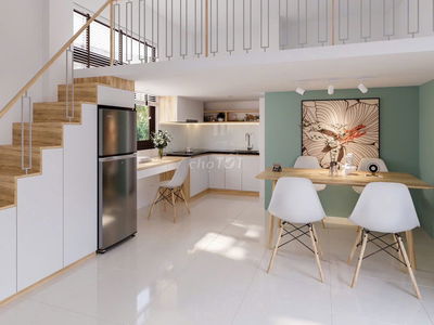 Căn hộ Duplex cao cấp full nội thất Đặng Văn Bi ngã 4 Bình Thái, Metro