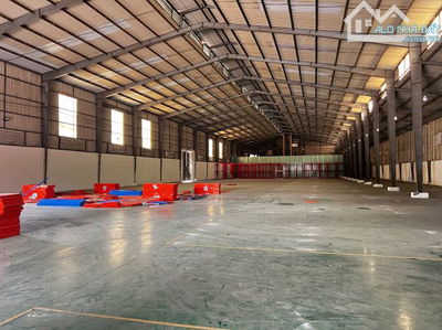 Nhà xưởng Bến Cát 2.800m² cho thuê – đường cont 24/24, phù hợp gỗ & cơ khí