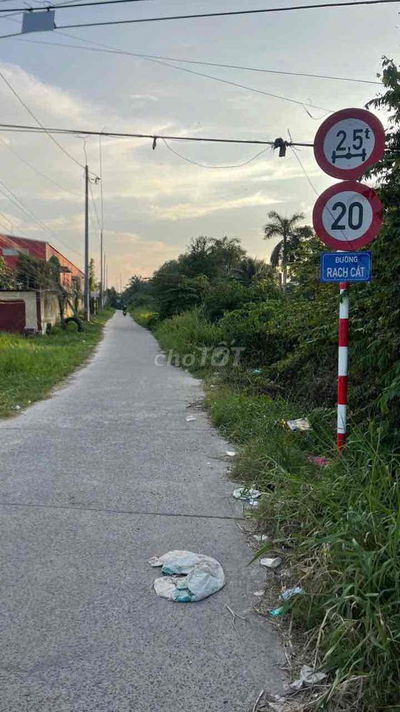 Đất Thổ + Vườn Mt Rạch Cát 560m2 - Khu dân cư đông đúc , sát bên KCN