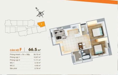 Căn hộ  2PN The Rivana, MT Quốc lộ 13, Phường Vĩnh phú (cũ).B Dương