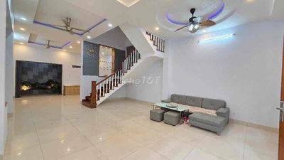 Nhà Mới Ở Liền, 1Trệt 3Lầu 6PN, 90m2 (6x15m) HXH 6m Thông, Cạnh Aoen