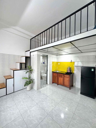 Phòng Gác Lửng Full Nội Thất Ngay Bùi Đình Tuý