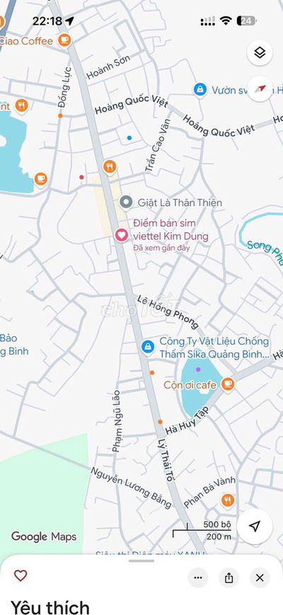 Đất mặt tiền khu sầm uất Lý Thái Tổ, gần sân bóng Cộn. 100m2(còn TL)