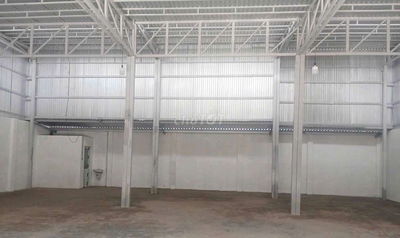 CHO THUÊ KHO XƯỞNG MỚI XÂY 16x18,3M, ĐIỆN 3PHA, ĐƯỜNG CONT, GIÁ 25TR