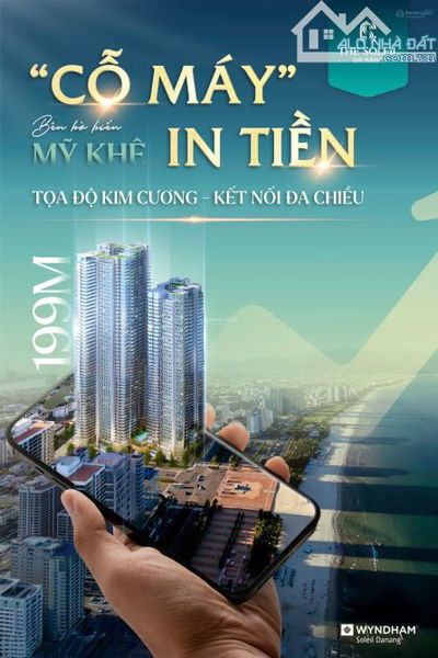 Bán căn hộ biển The Soleil ngay mặt biển Mỹ Khê giá thấp hơn thị trường 500 triệụ.