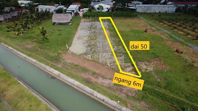 300m2 có thổ. 6m ngang. Ngay cổng KCN Phước Đông. 499tr