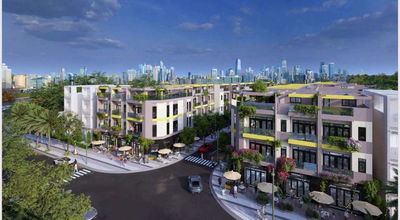 NHÀ PHỐ LK GẦN CHỢ ĐÔNG HOÀ_ DĨ AN, GẦN CHỢ, Ô TÔ QUAY ĐẦU, GIÁ 5,8 TỶ