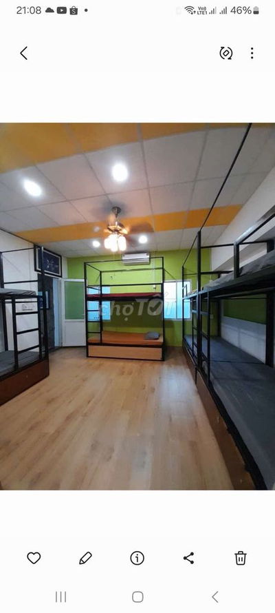 Cho thuê phòng giường tầng phòng dorm