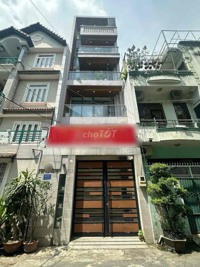 Nhà mặt tiền 6 tầng khu Thăng Long P.4 Tân Bình có thang máy 17.9 tỷ