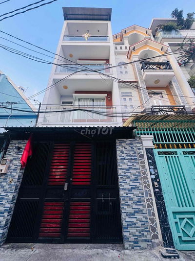 HẺM XE HƠI ĐƯỜNG THẠCH LAM [4M x 14M] 3 Lầu - 4PN - 4WC