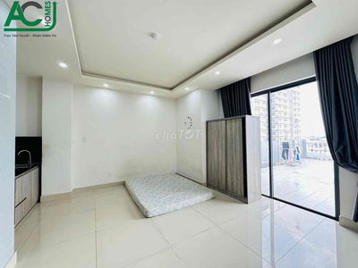 STUDIO RỘNG THOÁNG - CÓ SÂN THƯỢNG RIÊNG - FULL NT - SÁT AEON TÂN PHÚ
