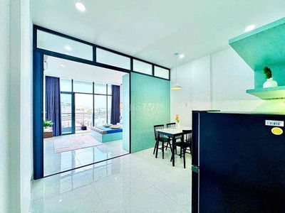 1PN full nội thất ban công ngay mặt tiền đường Nguyên Duy Trinh ,Quận