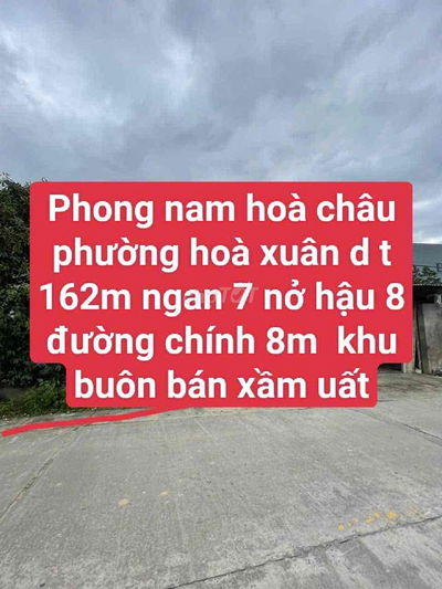 chính chủ gởi bán lô đất phong nam hoà châu phường hoà xuân