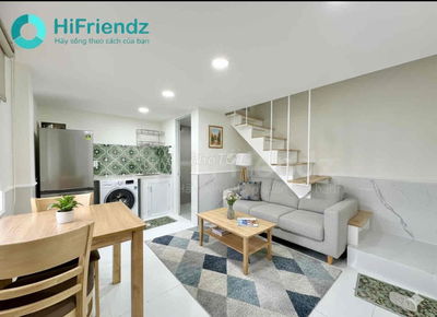 Cho thuê căn hộ full nội thất 1 trệt + lửng 200m ra xa lộ Hà Nội metro