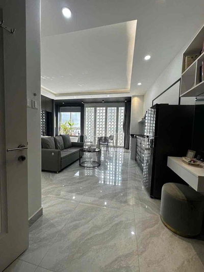 🧧STUDIO TONE TRẮNG ĐEN SIÊU LUXURY, NỘI THẤT CAO CẤP - NGAY SÁT Q1, Q2