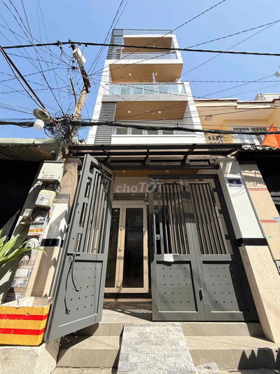 Bán nhà mới 4,5 tấm mặt tiền đường khu Gò Xoài