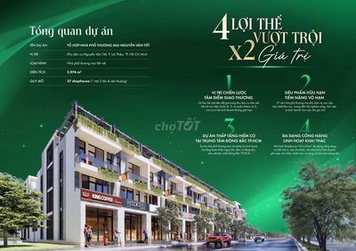 BÁN 11 CĂN CUỐI SHOPHOUSE NHÀ PHỐ NGUYỄN VĂN TIẾT - LÁI THIÊU THUẬN AN
