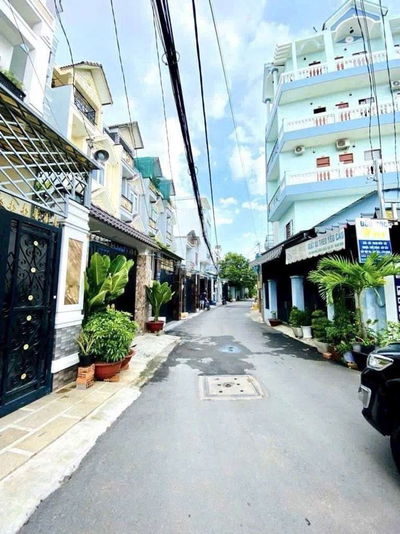 ĐẤT NGANG 6 RẺ NHẤT Q2 - SẴN NHÀ C4 - HẺM XE HƠI THÔNG - XÂY MỚI 5TANG