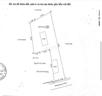 Bán Rẻ 909m2 đất Phú Lợi hẻm 288 Huỳnh Văn Luỹ