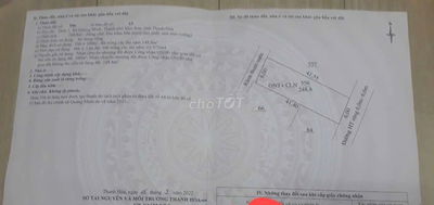 Bán gấp lô đất rộng, cách biển Nam Sâm sơn chưa đến 1km