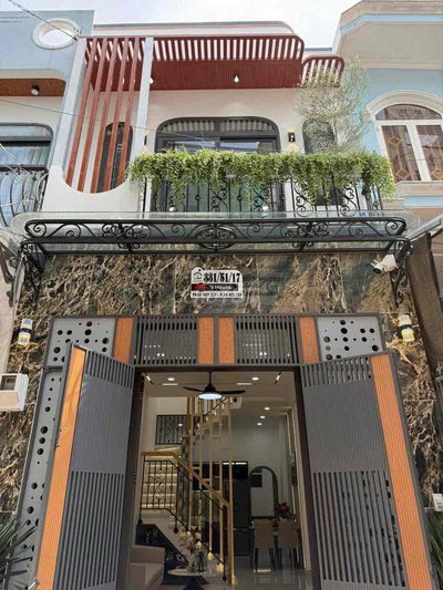 NHÀ PHỐ 2/ PHAN HUY ÍCH 4M x 12M ĐÚC 1 LẦU FULL NỘI THẤT