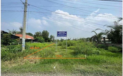 Ngân hàng bán lô đất tại Hiệp Hòa, Đức Hòa, Long An - DT: 536 m2 - giá