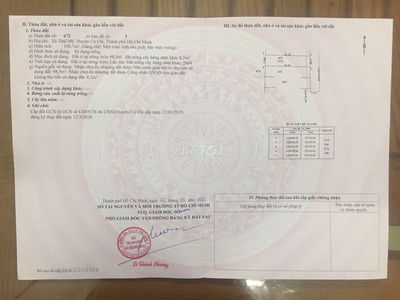 Bán đất SHR 5x21m Giá 830tr đường Đoàn Minh Triết ngay UBND xã Thái Mỹ