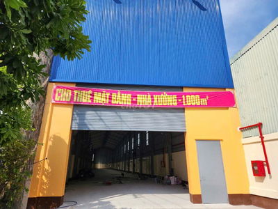 CHO THUÊ KHO 1000m2 CÓ PCCC ĐẠT CHUẨN, MẶT TIỀN QUỐC LỘ 1A BÌNH TÂN