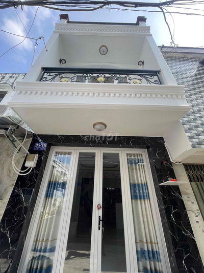 nhà mới hẻm xe hơi khu tên lữa 3 PN phùng tá chu giáp Q.6 5p