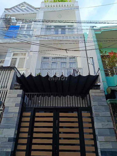 Bán Nhà Xóm Chiếu Quận 4 - Hẻm ÔTô - 4 Tầng - 60m2 - 6 Tỷ Nhỉnh