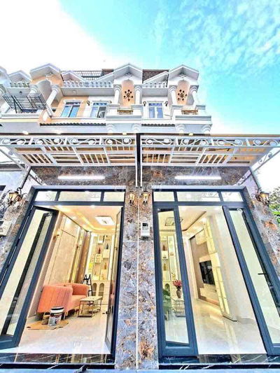 cho thuê nhà nguyên căn hẻm xe hơi mới full nội thất