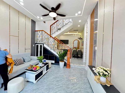 NHÀ HXH ĐỔ CỬA, 60M2, 3PN, FULL NỘI THẤT, LÊ ĐỨC THỌ GÒ VẤP, 5.X TỶ