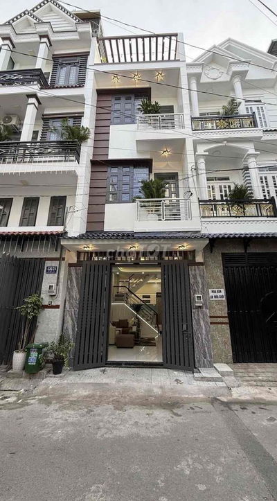 Nhà mặt tiền 52m2, 4 Phòng ngủ, đường Hiệp Thành 13, Quận 12