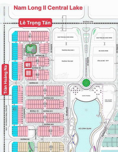 Cặp Nền Góc Tại Nam Long II Central Lake chưa qua đầu tư