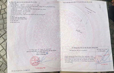 Bán nhanh đất đường 10m5 Thanh Nghị, Liên Chiểu