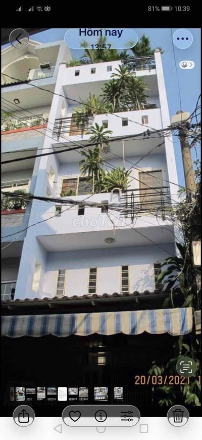 Hẻm xe hơi Nguyễn Sơn 4x12.5 - lững 2 lầu st 12.5tr