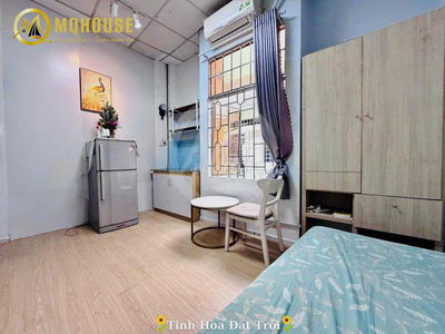 Phòng full nội thất Lê Quang Định chỉ 3tr8 cửa sổ bao thoáng mát