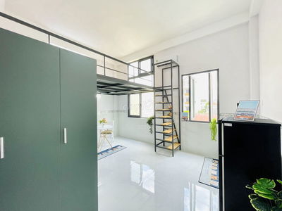 PHÒNG RỘNG 30M2 - GÁC CAO 2M - FREE PHÍ GIỮ XE - GẦN LOTTE MART