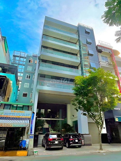 TÒA NHÀ CHO THUÊ MT PHAN ĐÌNH GIÓT_8X22M_ HẦM 6 TẦNG, PCCC