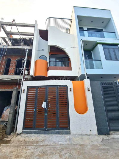 Cho thuê Nhà mới, 61.6m2, 3PN, 4WC, KDC Đ. Long Thuận, P. Long Phước
