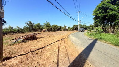 Đất 1000m2 thổ cư 300m,1 sẹc cây trôm mỹ khánh,đườg nhựa 6m,xã Thái Mỹ