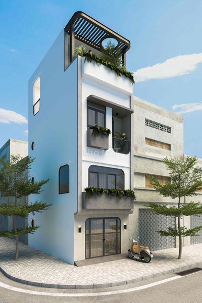 Nhà 3 Lầu góc 2 Mặt Tiền Hoàng Sa P.Tân Định Quận 1 -TP.HCM- Nở hậu L