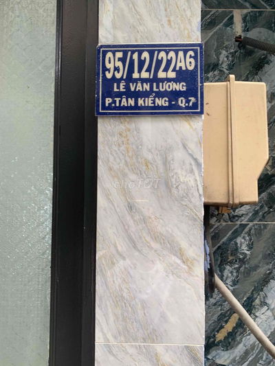 bán nhà hẽm 95 đường lê văn lương phường tân kiểng Q7 giá 604triệu